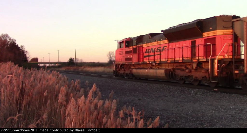 BNSF coal train DPU